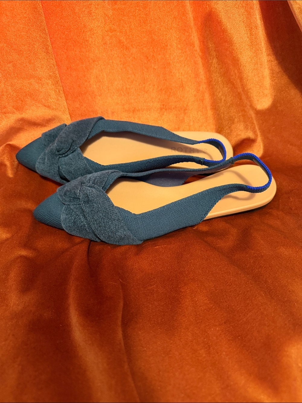Rothy’s evergreen 9 sling back sandal